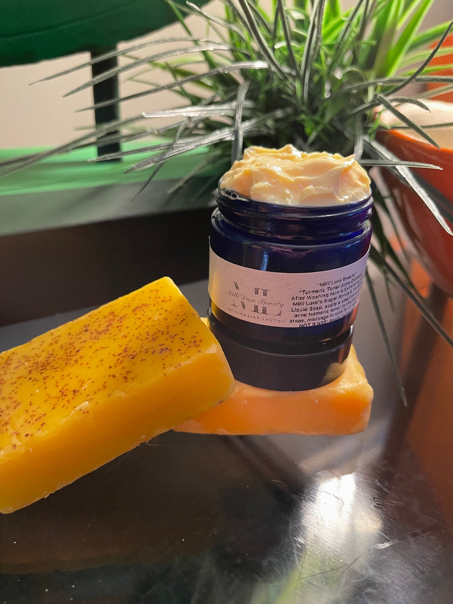 2 Piece Turmeric Toning Acne Set! 1 Acne Turmeric Toner & 1 Organic Turmeric Toning Soap Bar!