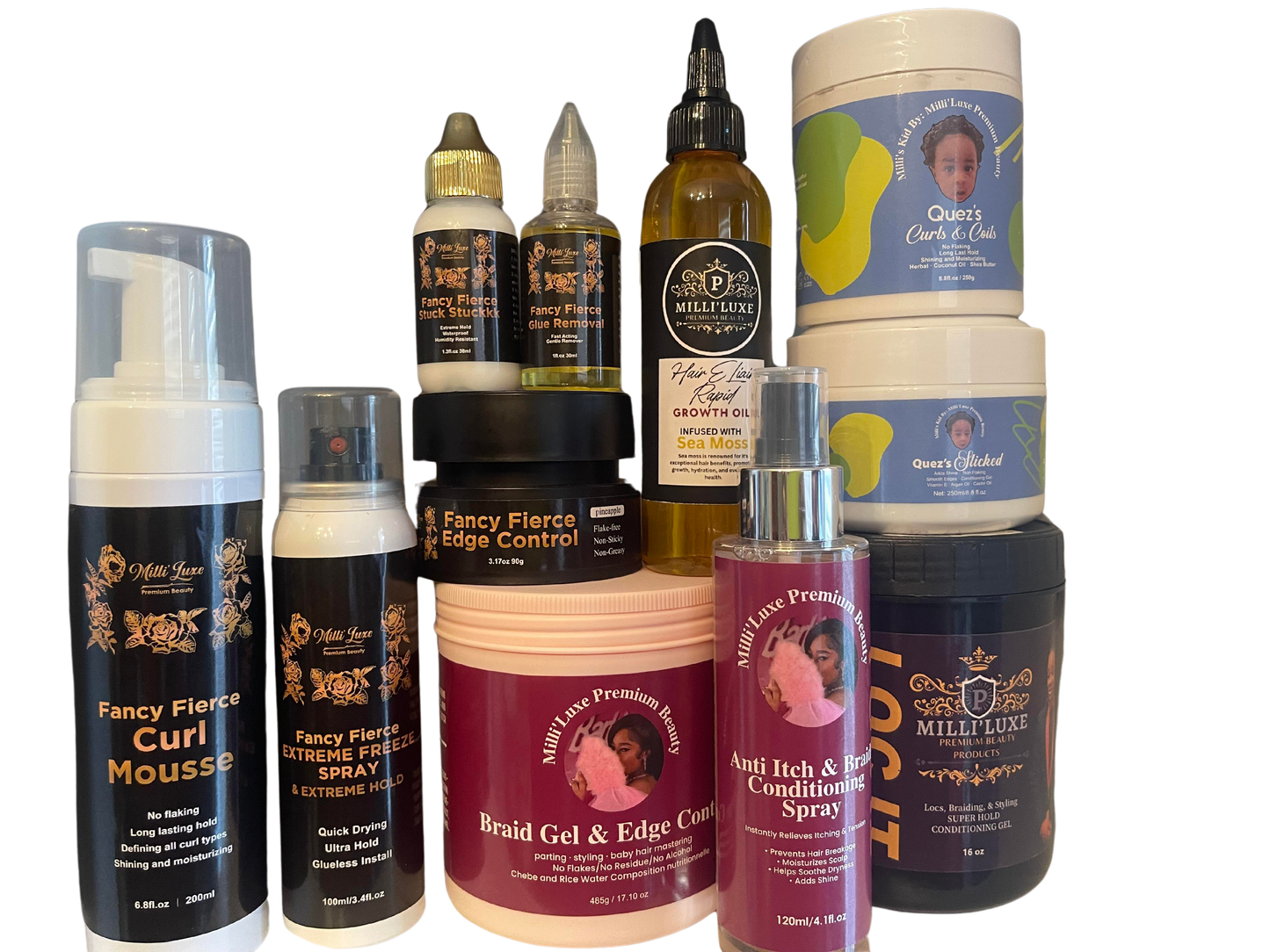11 PIECE Bauticians,Braiders & Barbers Styling BUNDLE
