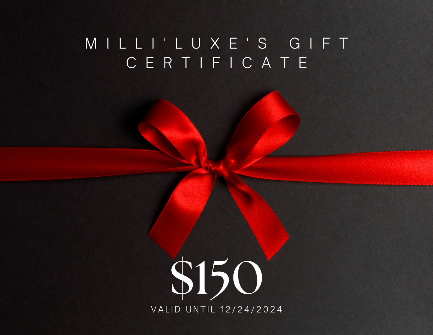 Milli'Luxe Premium Beauty Gift Card