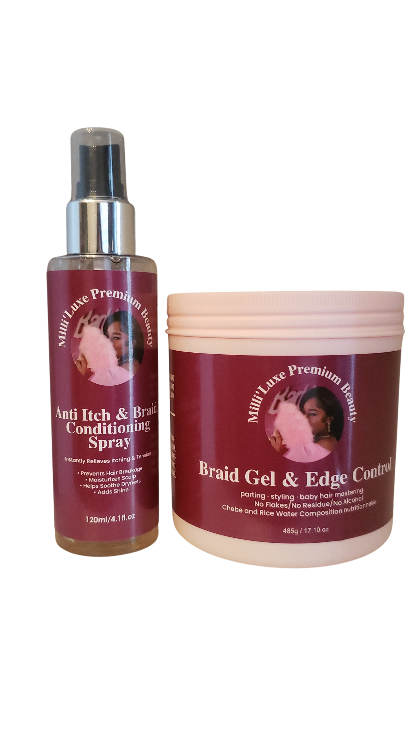 Chebe Braid Gel & Braid Conditioner BUNDLE