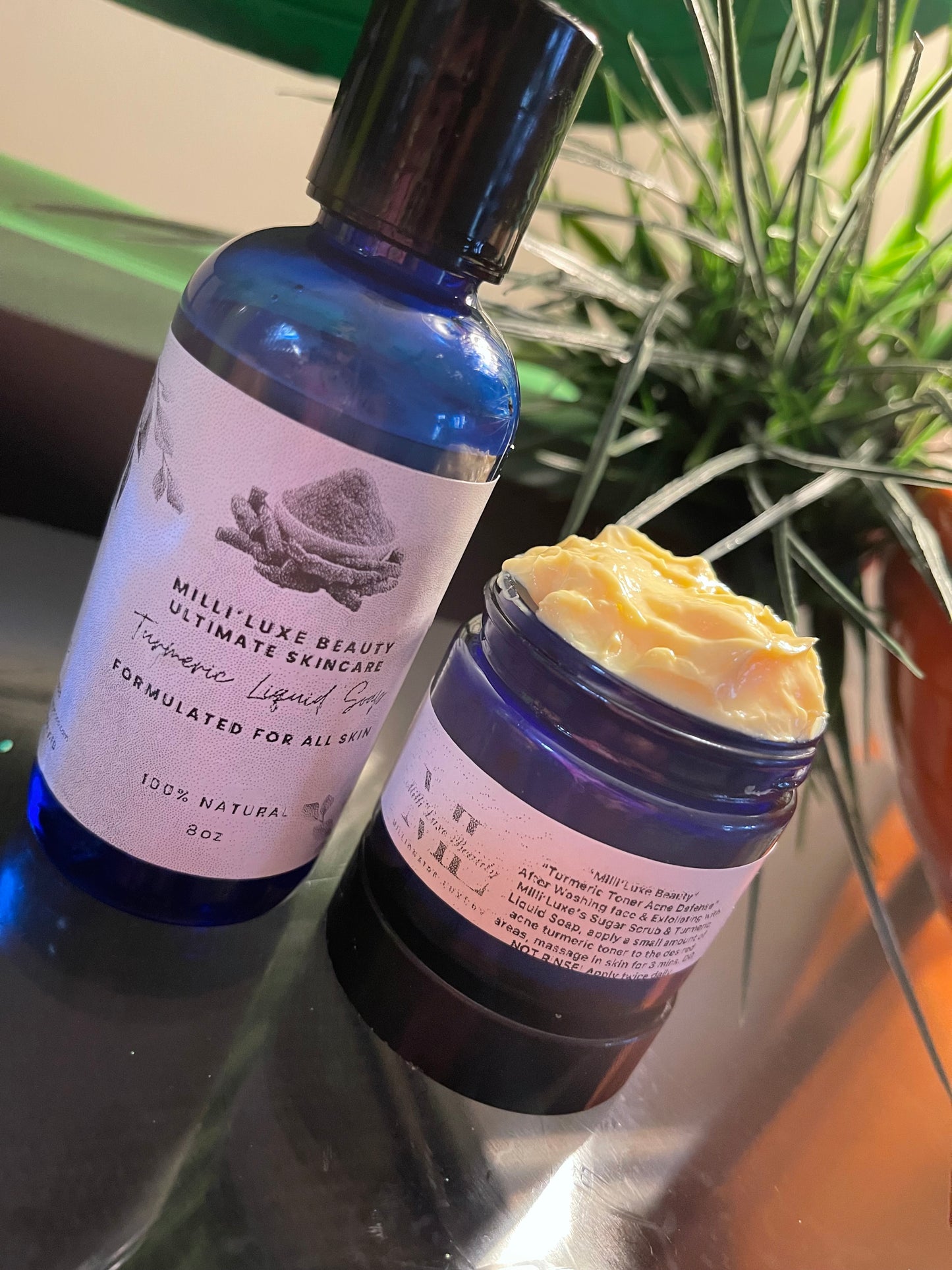 2 Piece Turmeric Toning Set! 1 Turmeric Toner & 1 Organic Turmeric Toning Liquid Soap
