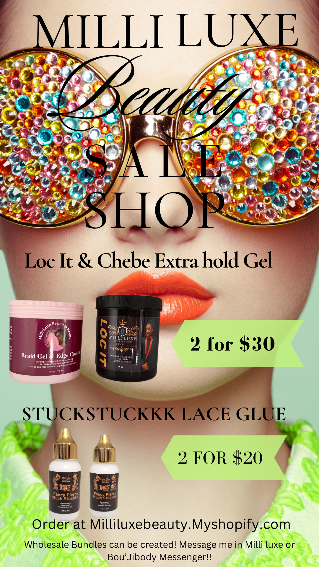 2 for $25 Stuck Stuckkkkkk Lace Glue Extreme Hold!