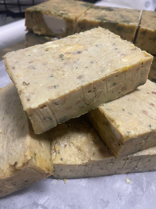 “ShaeButter Baby!” With Organic Oats & Honey! Organic Turmeric Toning Moisturizing Soap Bar with Goat Milk, Honey, Shae Butter & Kojic Acid