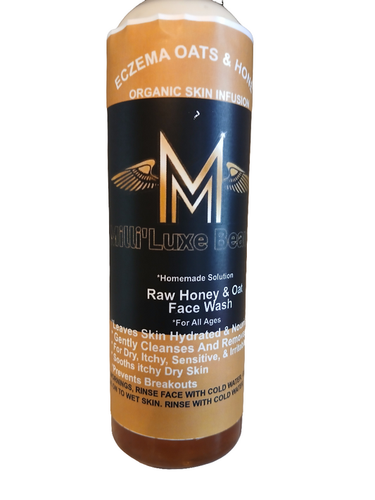 ORGANIC ECZEMA RAW HONEY & OATS FACE WASH