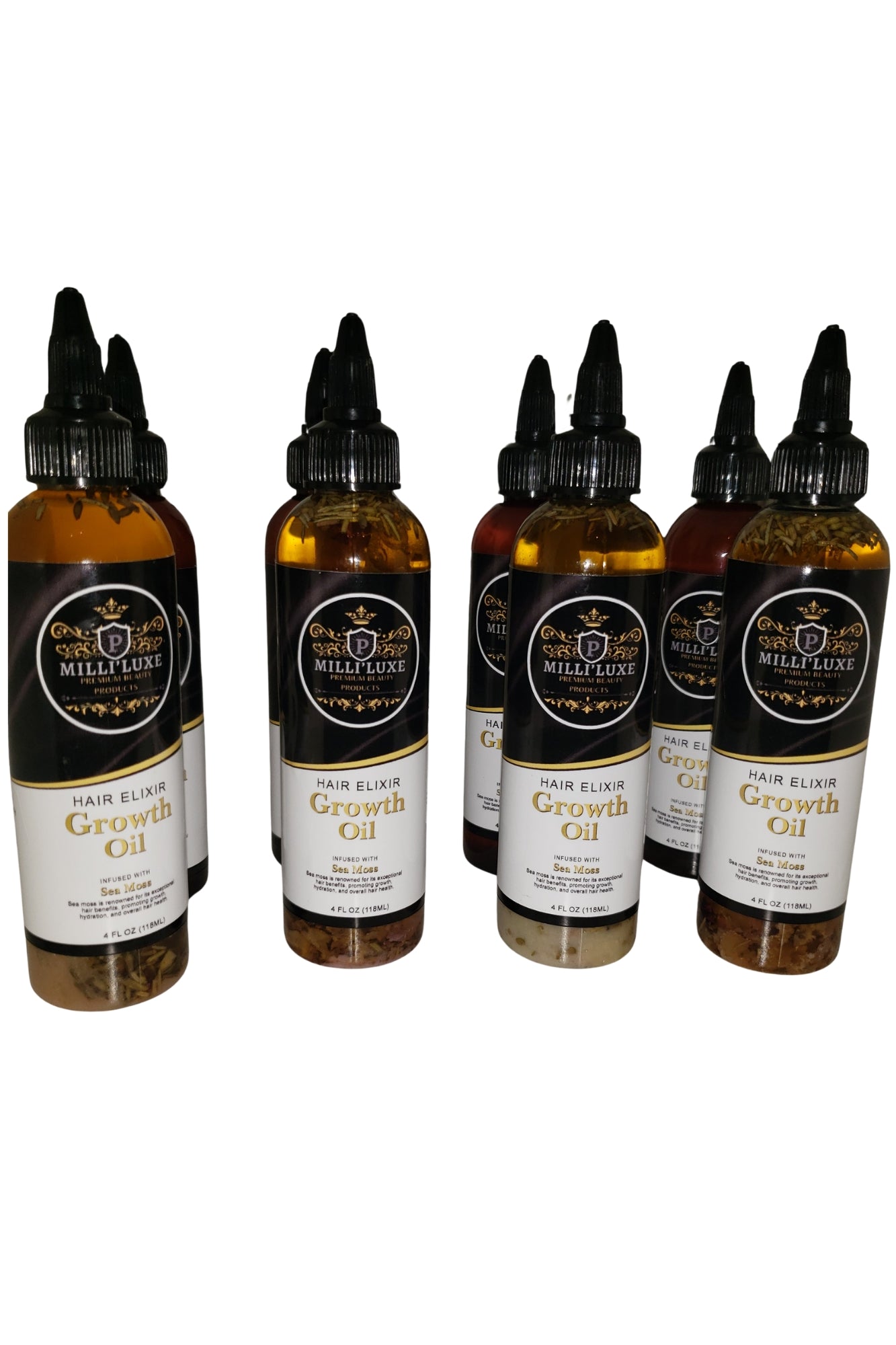 Milli'Luxe's 4Piece Sea Moss Rapid  Hair Growth Products