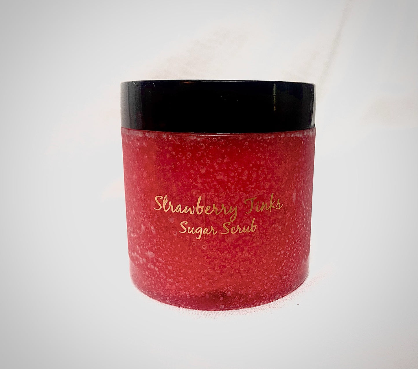 "🍓 Strawberry Tinks" Organic Fruit Exfoliating Body Sugar Scrub “4oz”