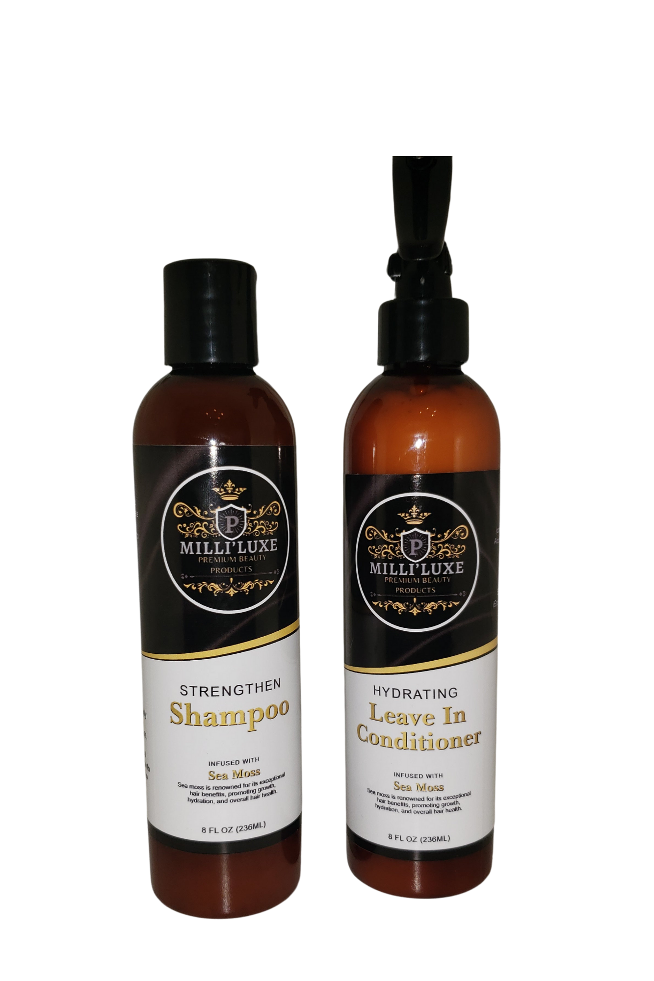 Milli'Luxe's 4Piece Sea Moss Rapid  Hair Growth Products